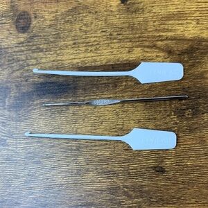 L'Oreal Silver Hair Styling Tools, 3 Hair Needles For Applying Color Highlights